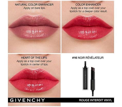 universal black lipstick givenchy|Givenchy rouge interdit temptation black.